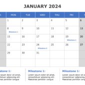 2024 Calendar PPT Template