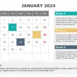 2024 Calendar Planner Slide Template & Google Slides Theme