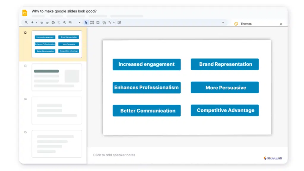 Benefits of good google slides