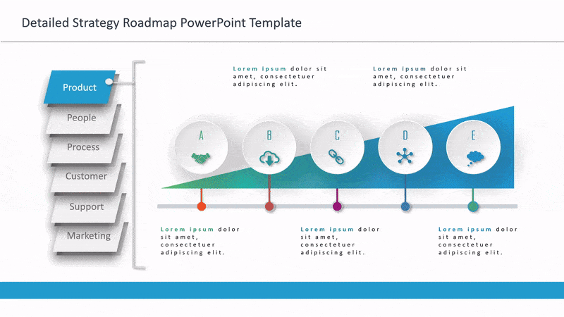 Company Strategy Roadmap PPT Template