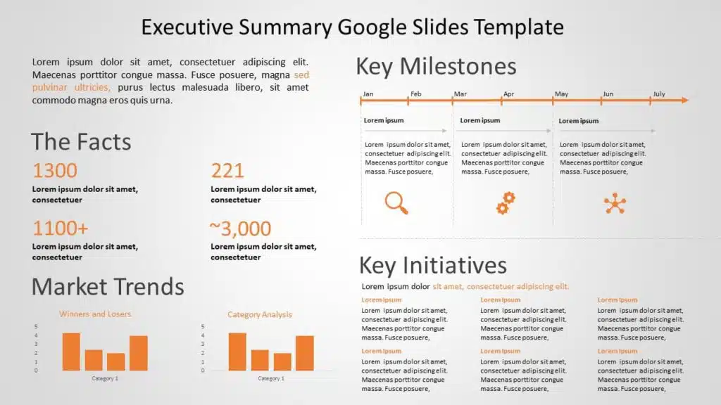 Executive Summary Google Slides Template