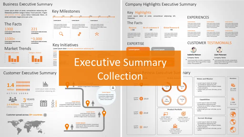 Executive Summary Presentation Templates 