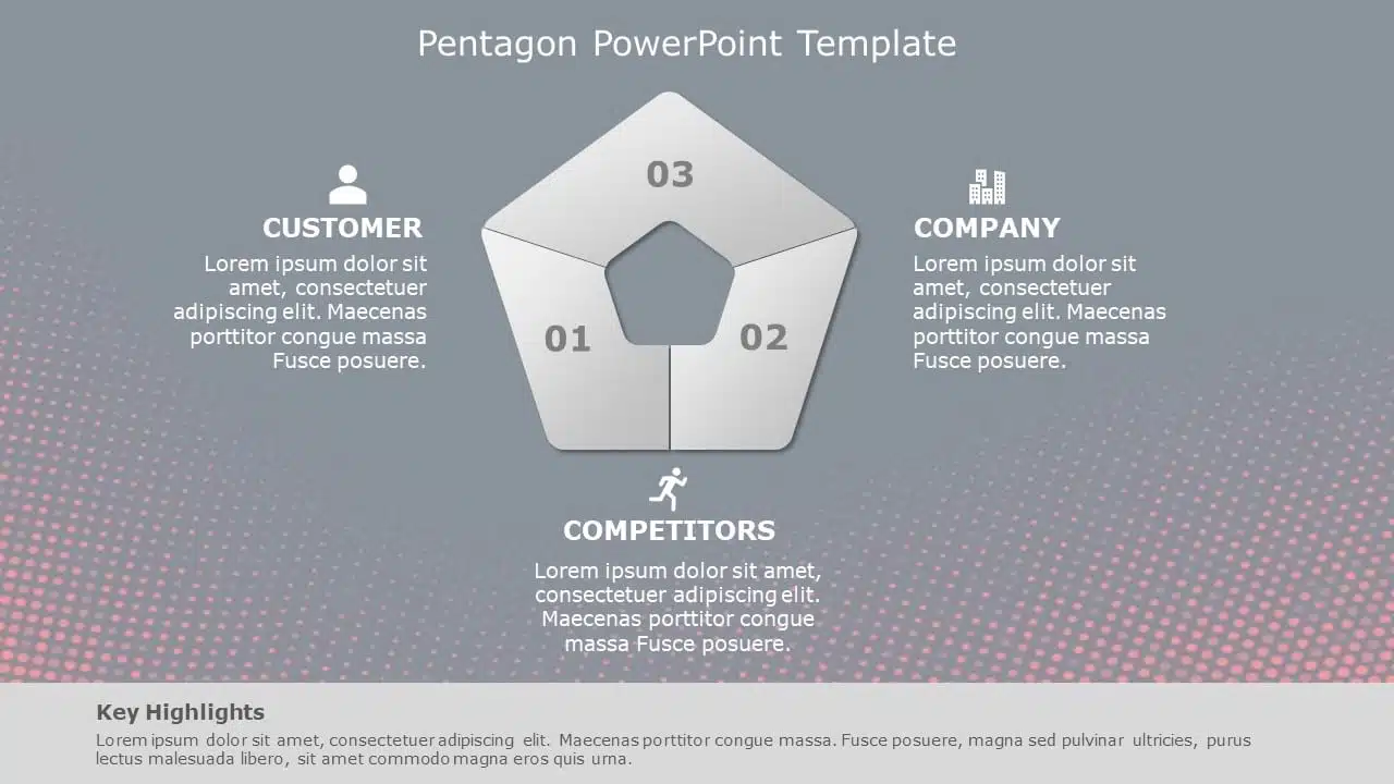 Free Pentagon PowerPoint Template