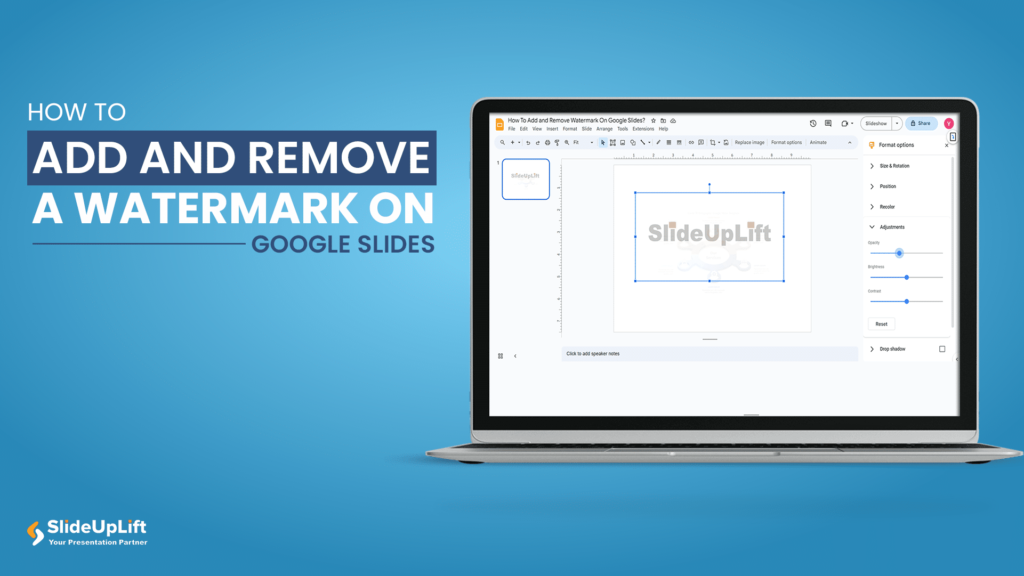 How to Add and Remove a Watermark in Google Slides?