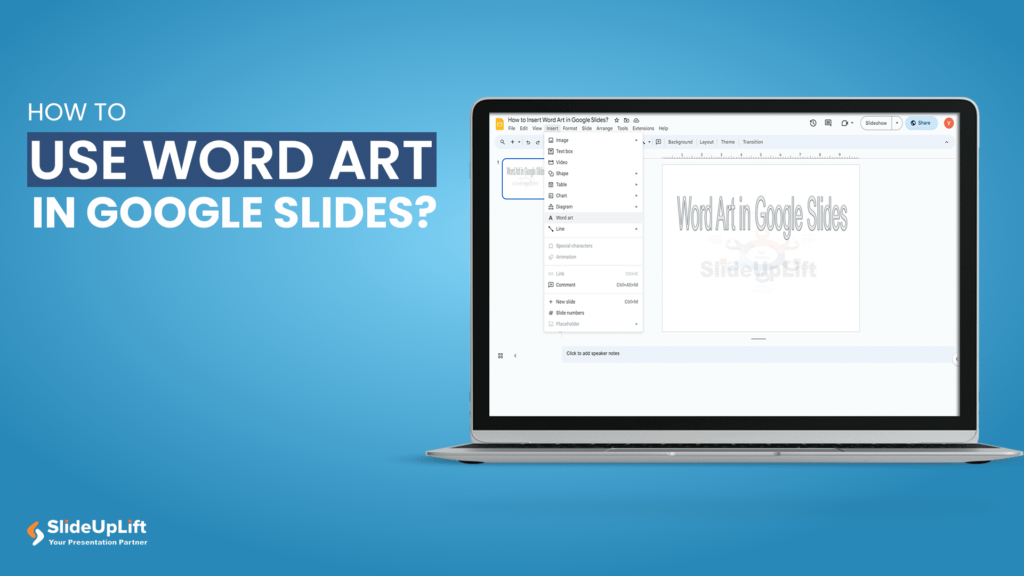 How To Use Word Art In Google Slides SlideUpLift