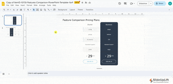 How to Insert Watermark on Google Slides on Slide Master?