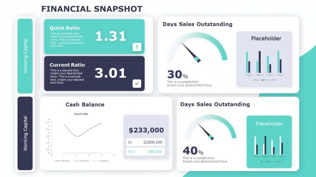 Financial Summary PowerPoint Template