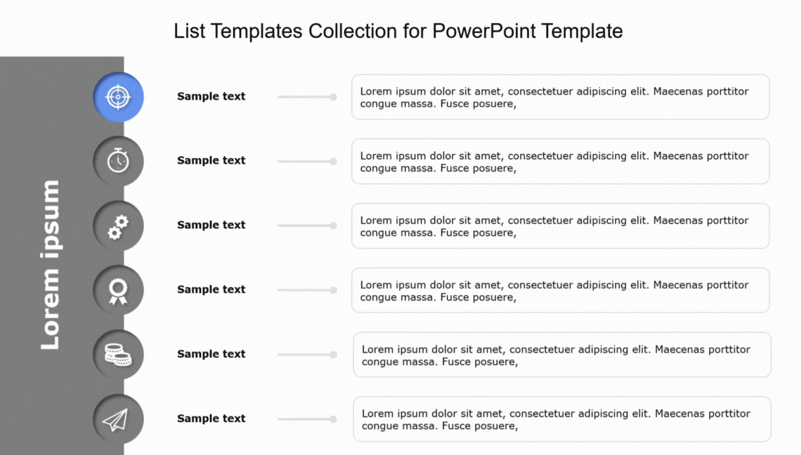 List Template Collection