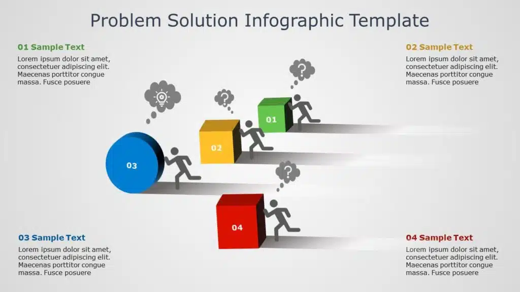Problem Solution Infographic PowerPoint Template