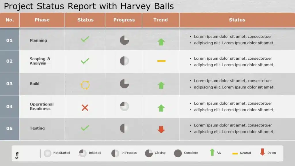  Project Status Report PowerPoint Template