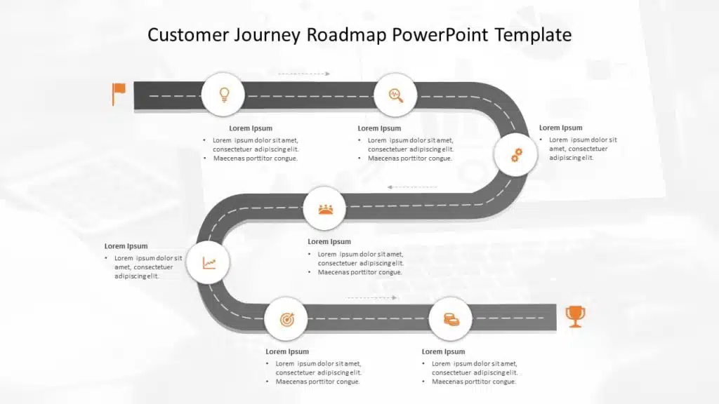 Customer Journey Roadmap PowerPoint Template