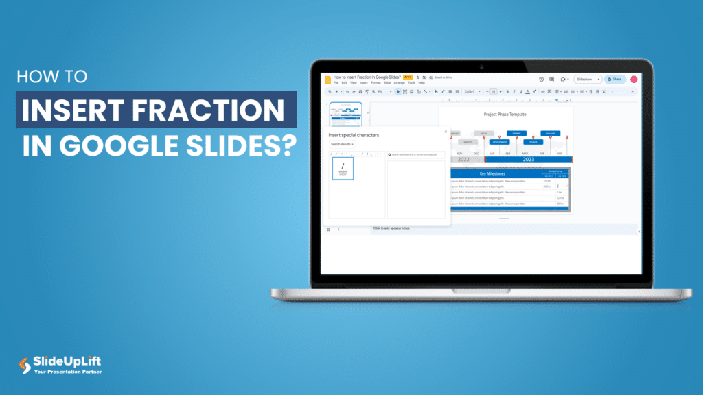 How To Enter A Fraction In Google Slides