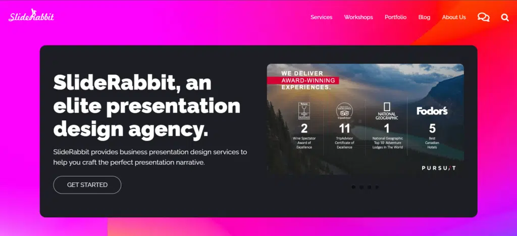 Shows SlideRaabbit presentation company
