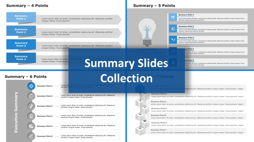 Summary Slides Collection PowerPoint Template