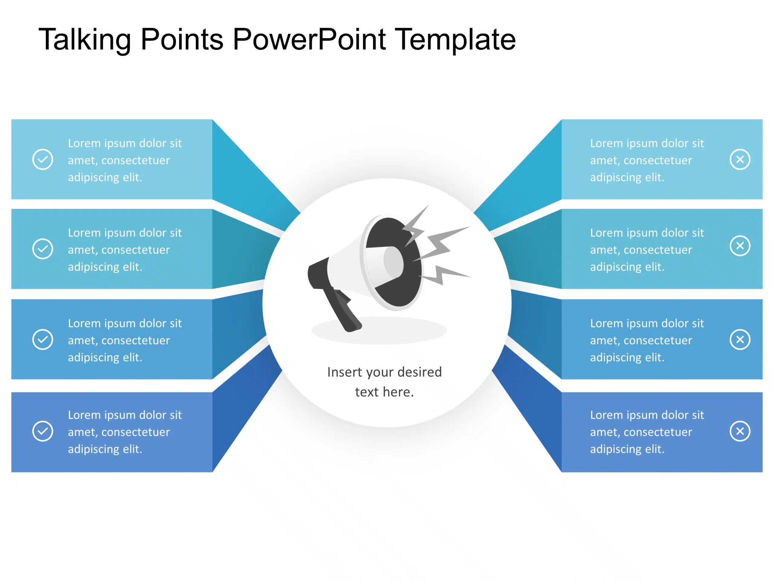 presentation talking points template