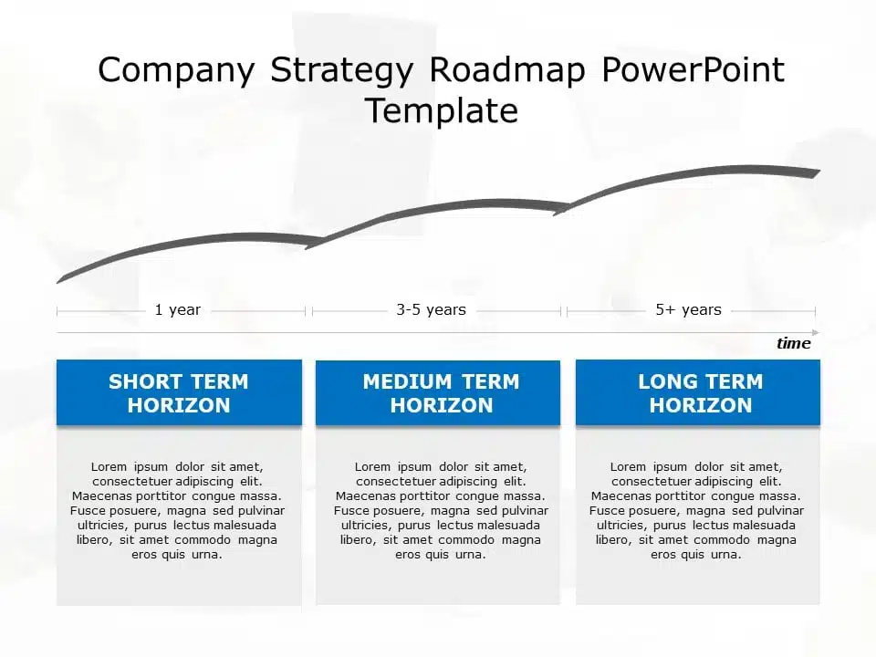 Company Strategy Roadmap PowerPoint Template