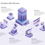 Data Centers With Servers PowerPoint Template & Google Slides Theme
