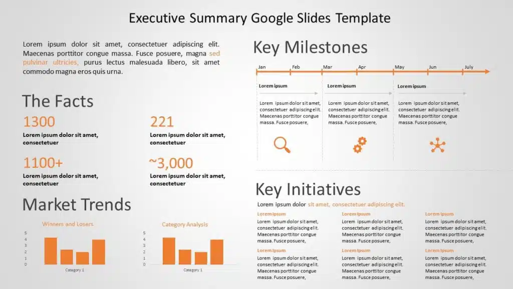 Executive Summary Google Slides Template