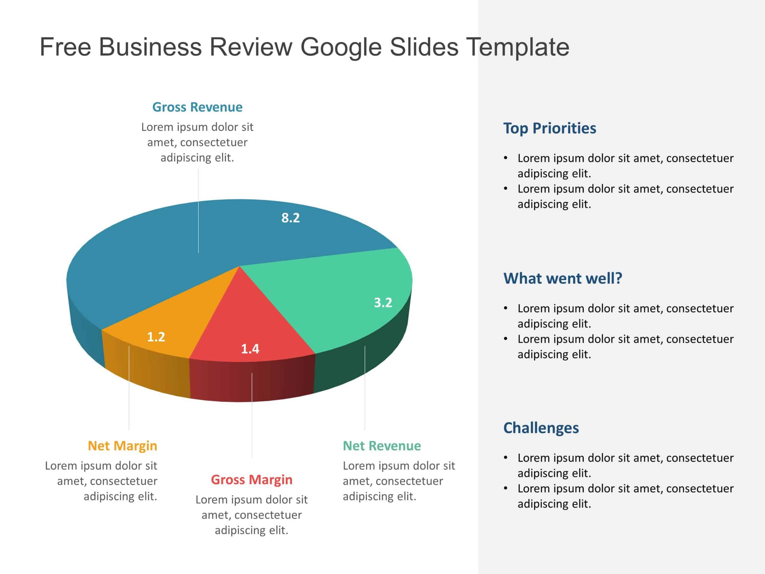 Free Business Review Google Slides Template