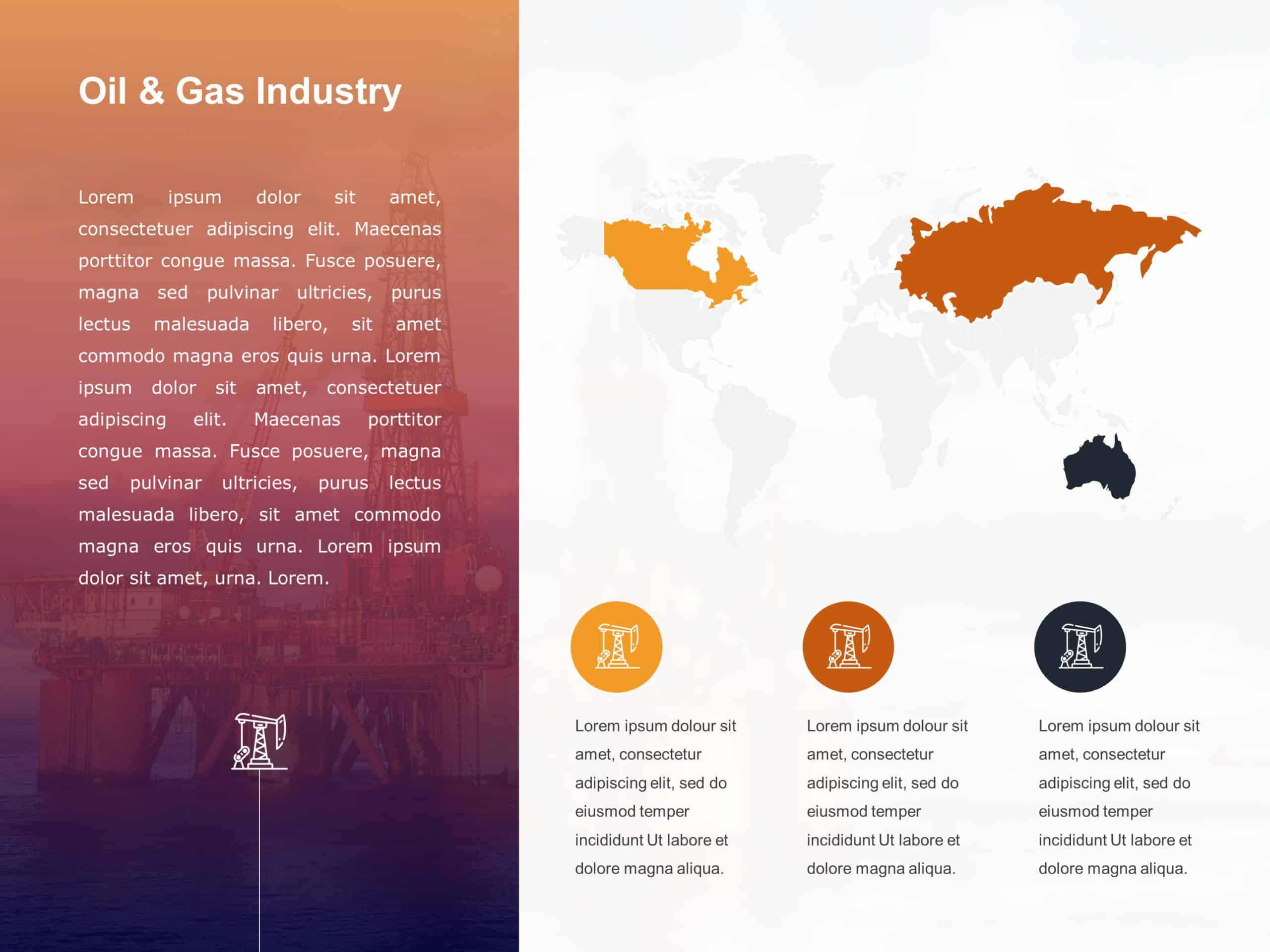 Oil & Gas Industry PowerPoint Template & Google Slides Theme