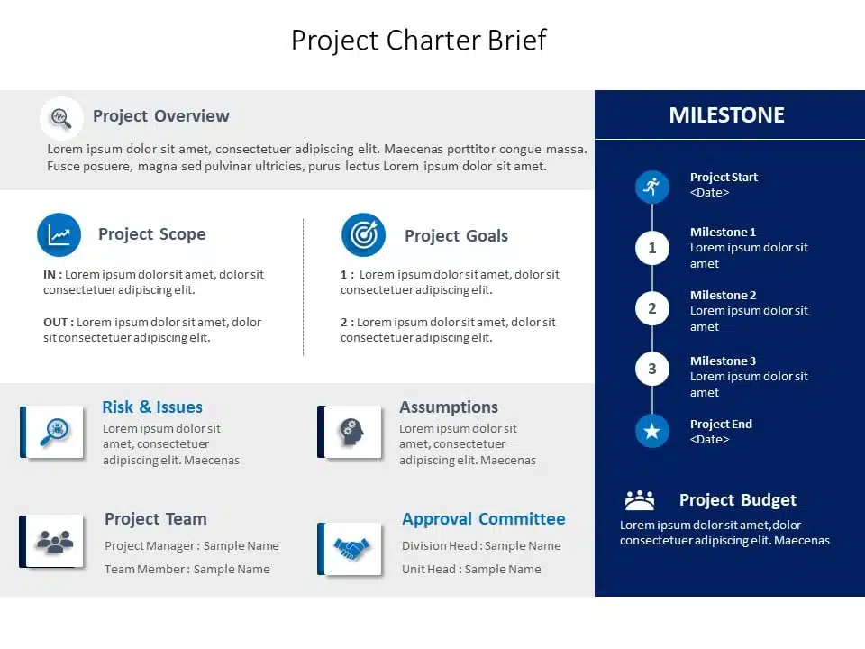 Project Charter Brief Template