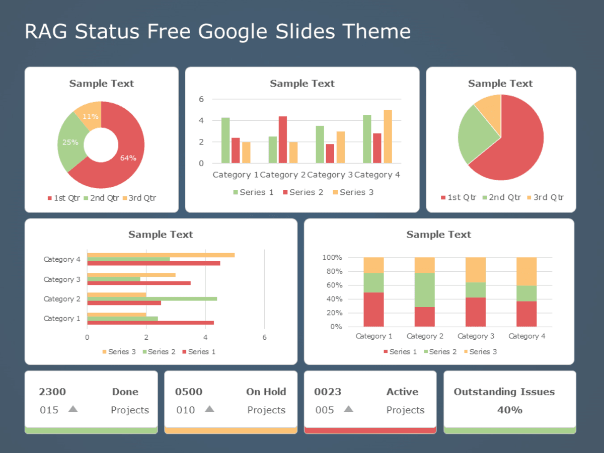 RAG Status Free Google Slides Theme