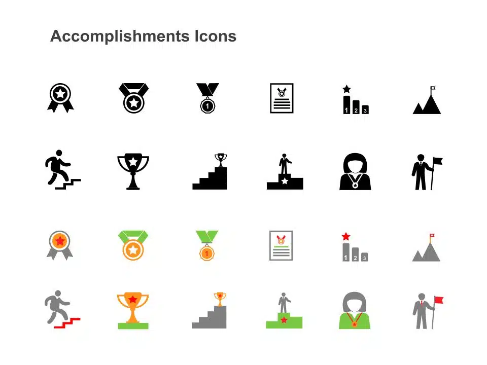 Accomplishment Icons