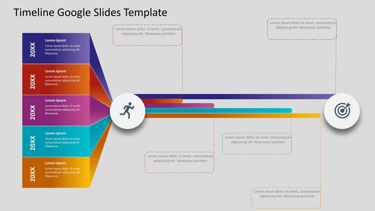 Animated Timeline Google Slides Template