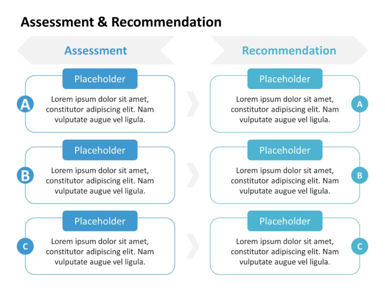Assessment & Recommendation PowerPoint Template