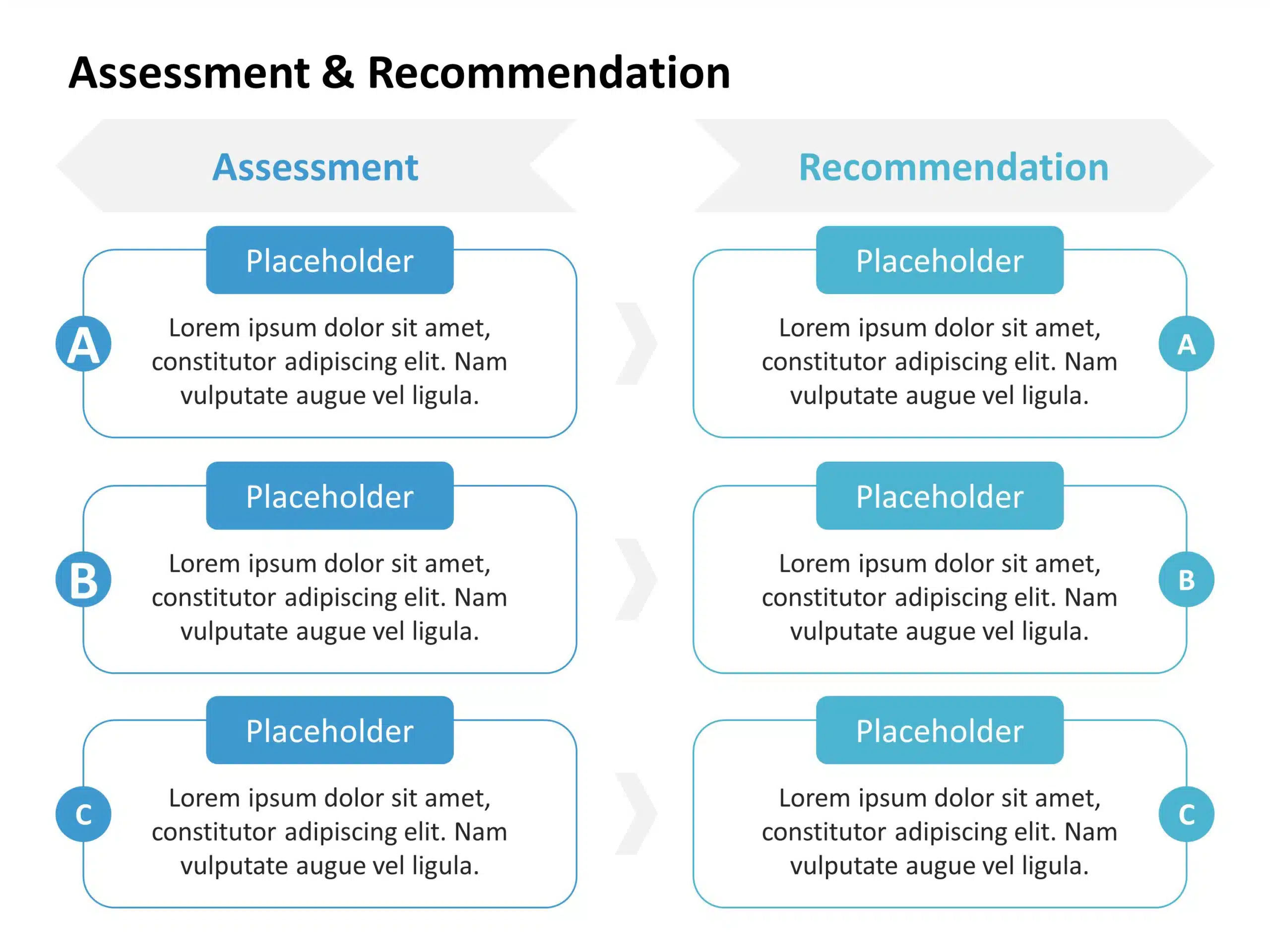 Assessment & Recommendation PowerPoint Template