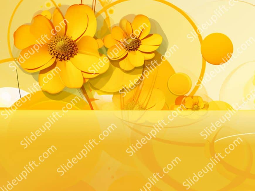 Bright Yellow flowers Background image