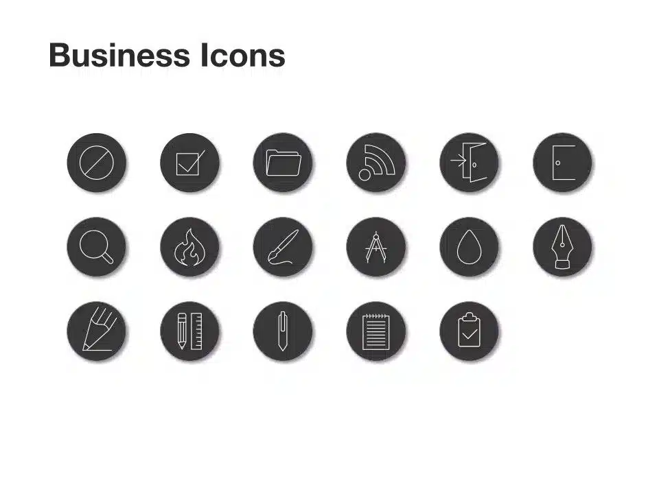 Business Icons for Google Slides