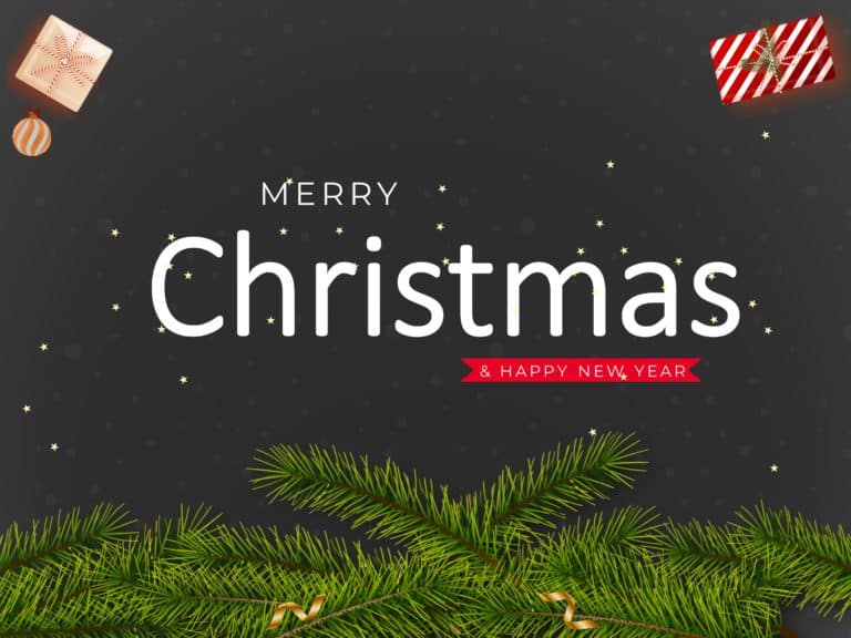 Christmas Poster Template for PowerPoint & Google Slides Theme