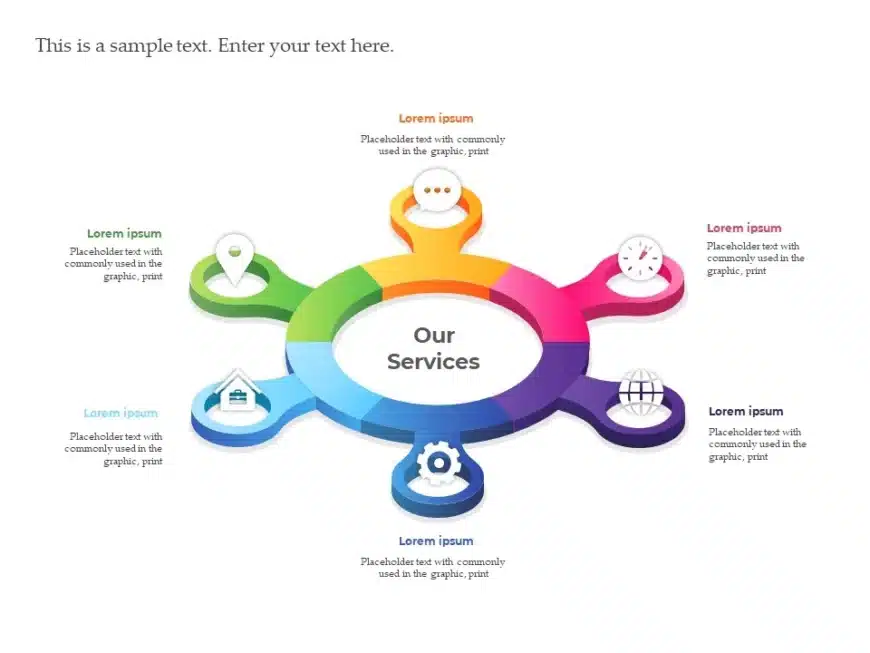 Circle 3D Infographic PowerPoint Template