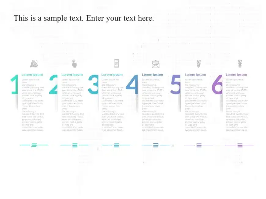 Digits Inforgraphic PowerPoint Template