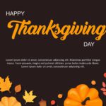 Happy Thanksgiving ppt template & Google Slides Theme