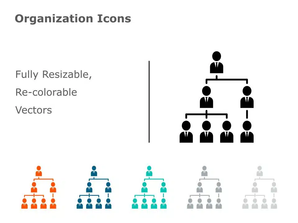 Organization Icons for Google Slides