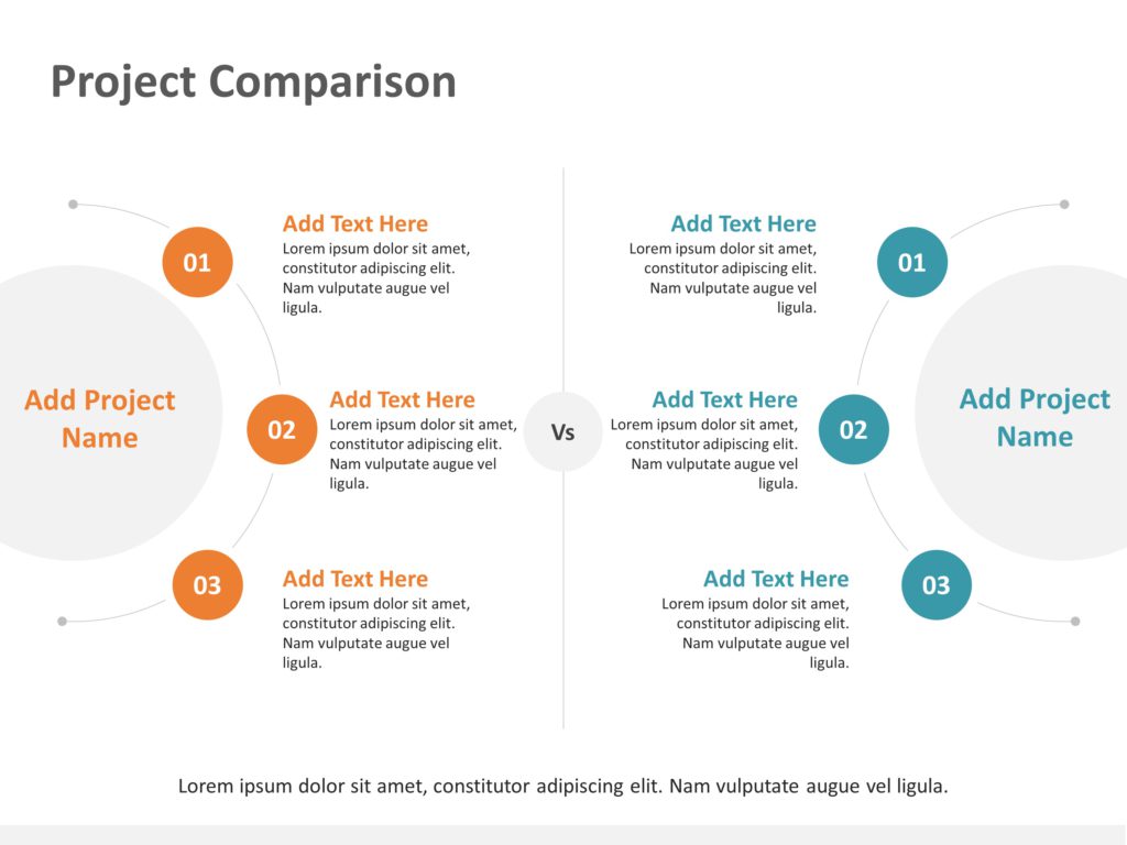 PowerPoint Comparison Slide And Comparison Table Templates