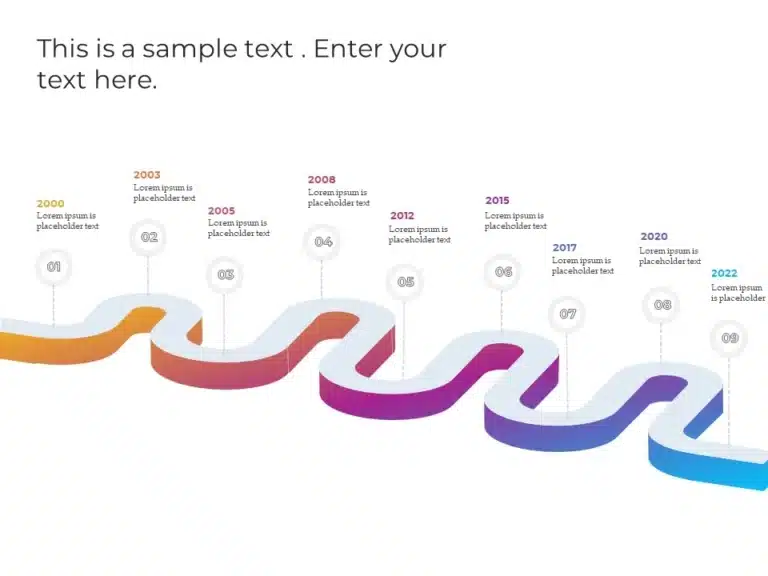 Editable Timeline Infographic PowerPoint Template & Google Slides Theme