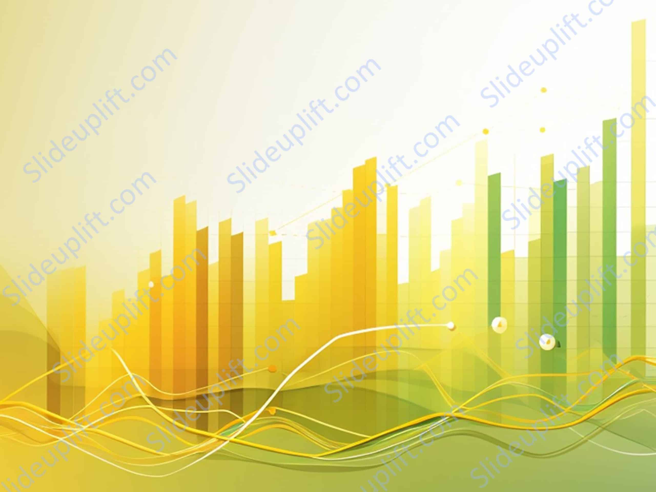 Yellow Graph Background Image & Google Slides Theme