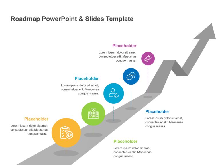 Arrow Roadmap 01 PowerPoint Template & Google Slides Theme