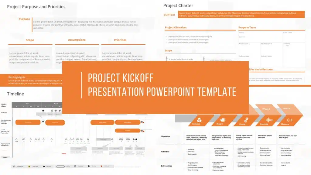 Project Kick Off Presentation PowerPoint Template