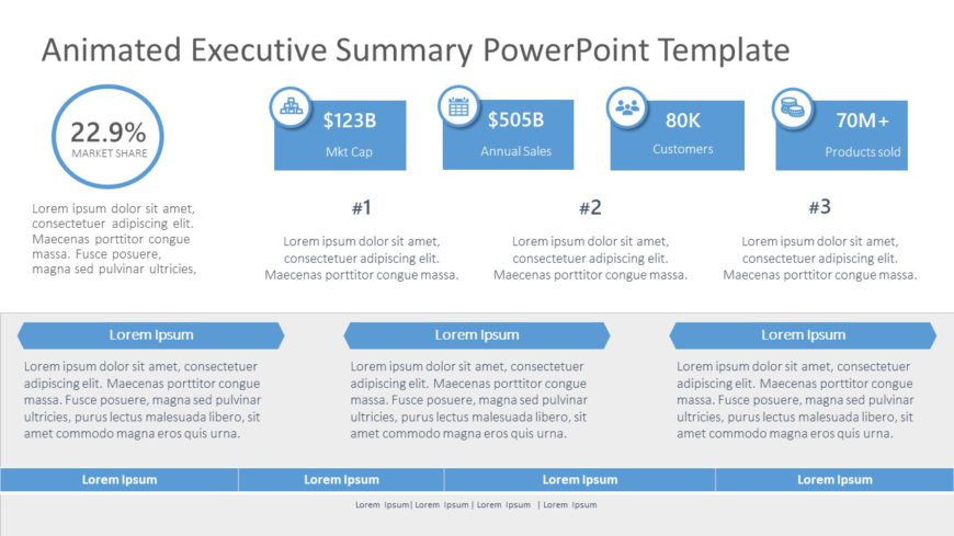 Animated Executive Summary PowerPoint Template 40