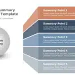 Animated Executive Summary Five Point 3d PowerPoint Template & Google Slides Theme