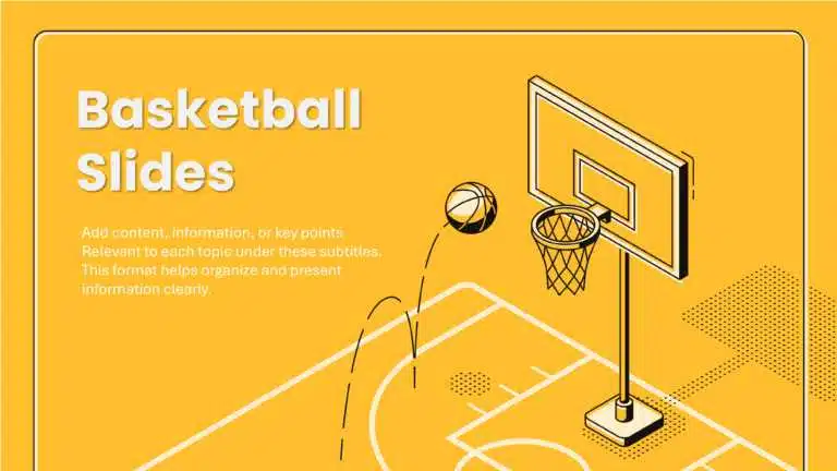 Basketball Google Slides Template