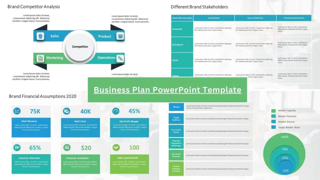 Business Plan PowerPoint Template Collection