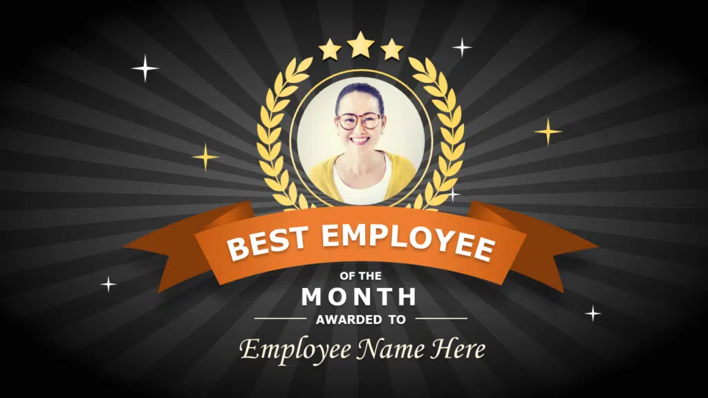 Best Employee Of The Month PowerPoint Template