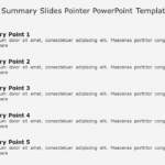 Executive Summary Slides 5 Pointer PowerPoint Template & Google Slides Theme