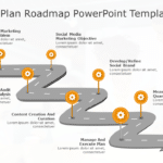 Marketing Plan Roadmap PowerPoint Template & Google Slides Theme