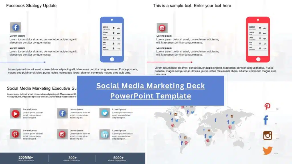Social Media Marketing Deck PowerPoint Template